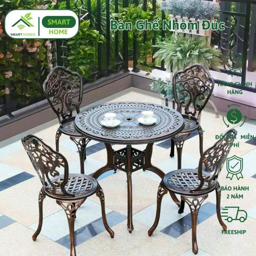 Bàn Ghế Sân Vườn Ngoài Trời D80 - SMARTHOMES