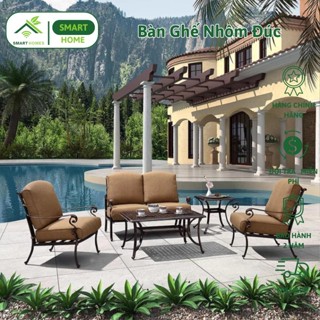 Bộ Bàn Ghế Sofa Ngoài Trời Tân Cổ Điển SP-NKNT6080 - SMARTHOMES