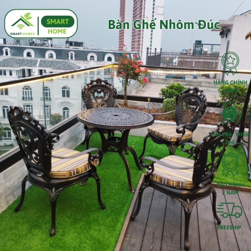 Bộ Bàn Ghế Sân Vườn Đẹp D80 - SMARTHOMES