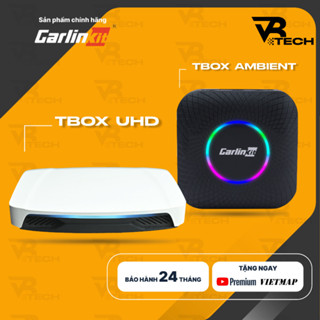 [HCM] Bộ Android Box Chính Hãng Carlinkit Tbox UHD Qualcomm 660, Tbox Ambient Qualcomm 6225 tặng VietmapS2 dành cho ô tô