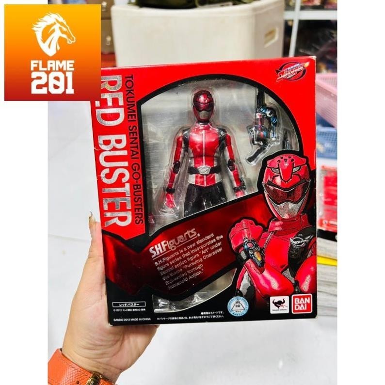 [2nd] Mô hình chính hãng Bandai SHF TOKUMEI SENTAI GOBUSTER RED