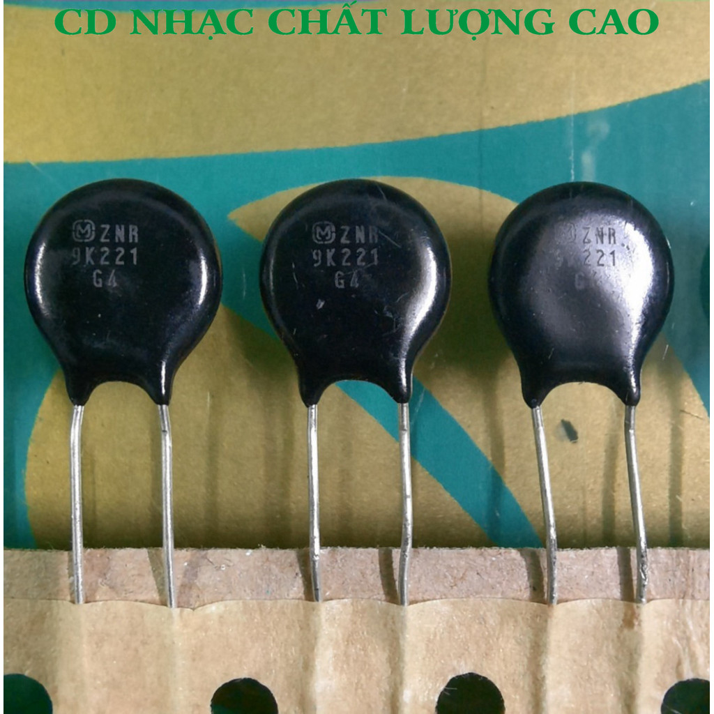 Tụ nổ, tụ bảo vệ,  ZRN 100V - Nhập khẩu Nhật Bản Panasonic ERZTCEAK221U ZNR 9K221U 2 cdnhacsaigon