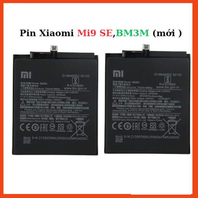 Pin Xiaomi Mi9 SE,BM3M (mới )