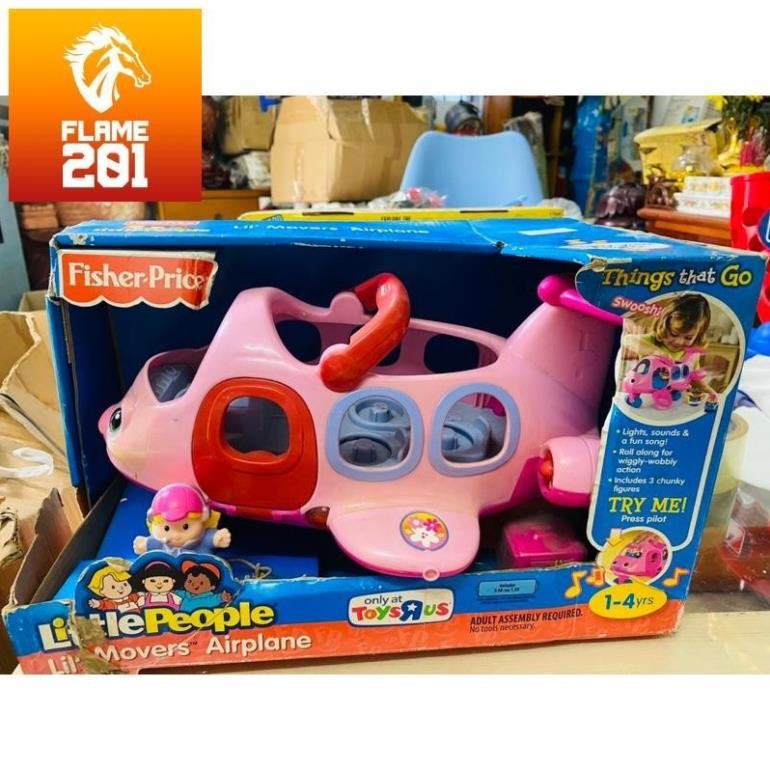 [2nd] Đồ chơi máy bay Fisher-Price Little People Spin &N Fly Airplane