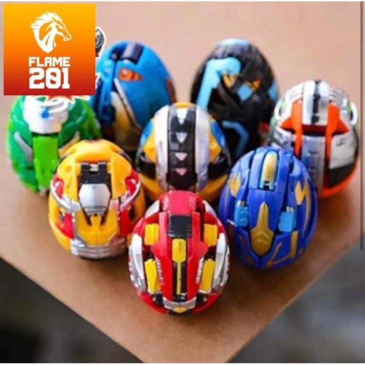 [2nd] [2nd] Đồ chơi Mô hình Bakugan Robo Hàn Quốc Hello Carbot biến hình khủng long chính hãng