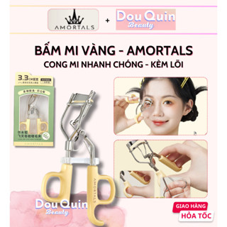 Bấm Mi màu vàng AMORTALS Uốn Cong Tự Nhiên Tạo Kiểu Lâu Dài Mới Uốn Mi DD03 - Dou