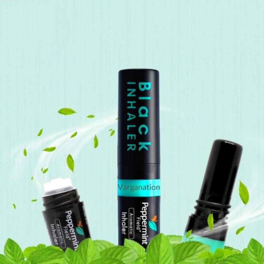 Ống hít mũi Thái Lan, hít mũi Thái Lan 2 đầu, ống hít thông mũi bạc hà Black Peppermint