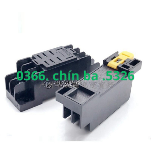 Rơ le trung gian LY2NJ chính hãng LY2NJ HH62P DC12V 24VDC 24VAC AC220V 8 chân 10A rơ le kính kèm đế