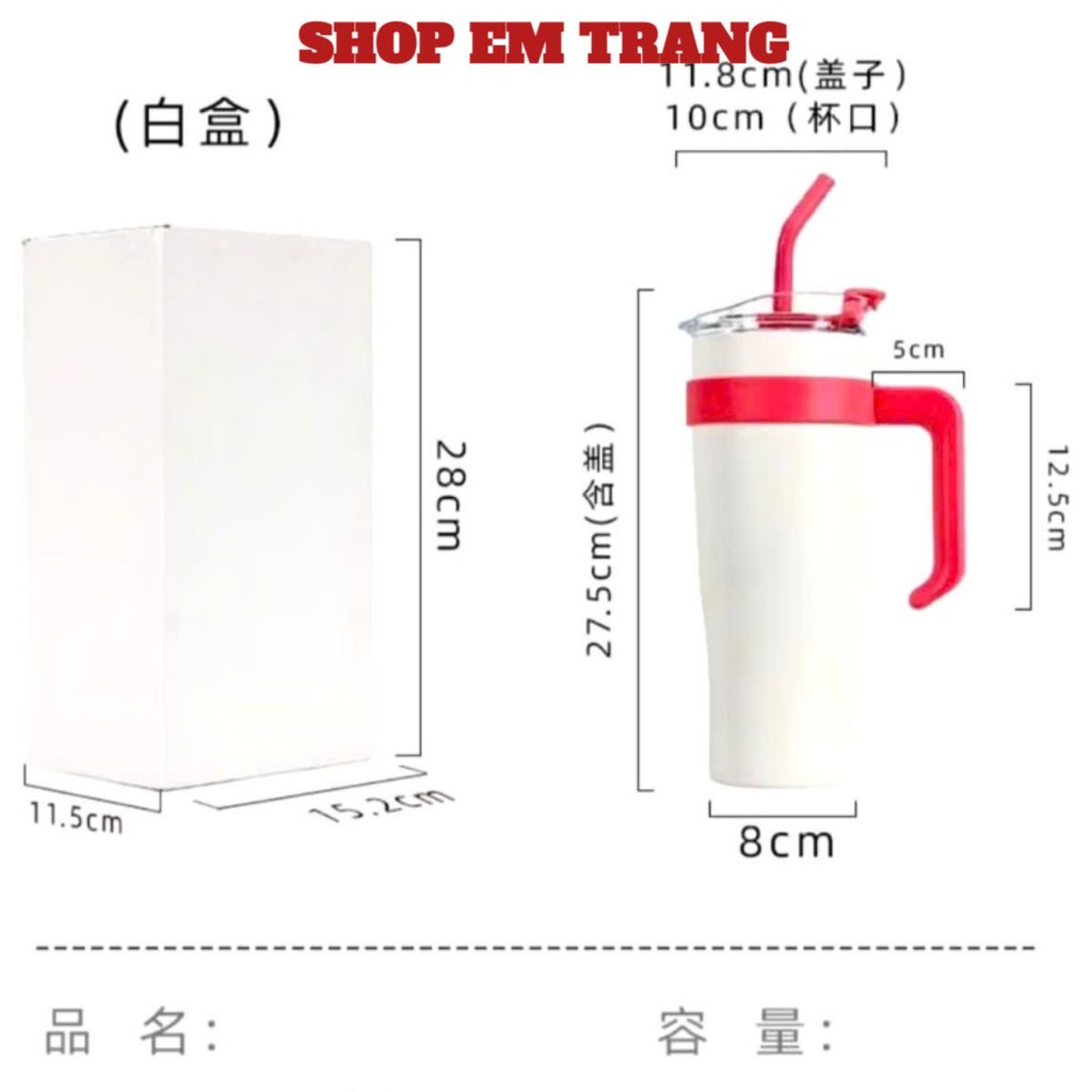 Cốc giữ nhiệt bằng thép không gỉ Sus304 1250ml, Cách nhiệt chân không hai lớp Giữ nắp , LY GIỮ NHIỆT