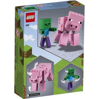 Lego minecraft 21157 bé zombie và lợn khổng lồ