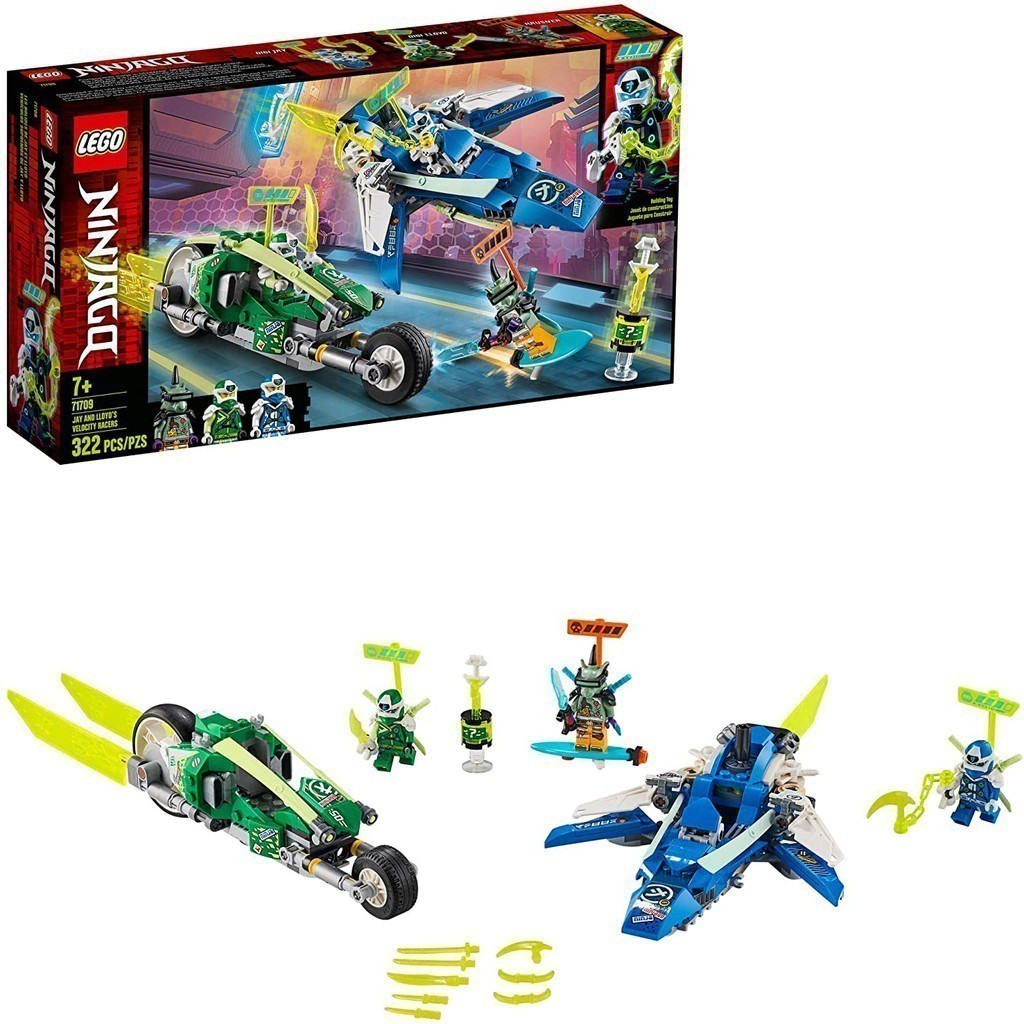 LEGO NINJAGO Xe Đua Tốc Độ Của Jay Và Lloyd 71709