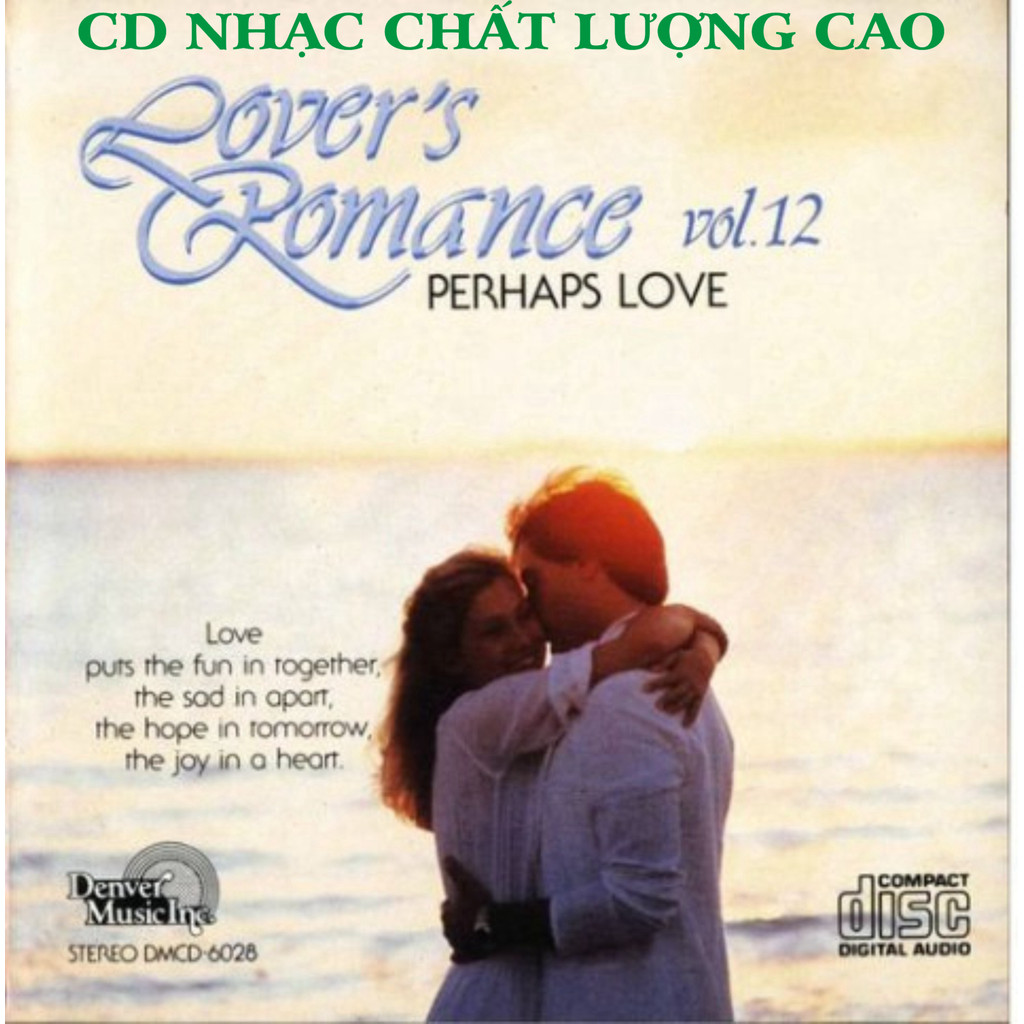 Đĩa CD 180 LOVER'S ROMANCE VOL12 cdnhacsaigon