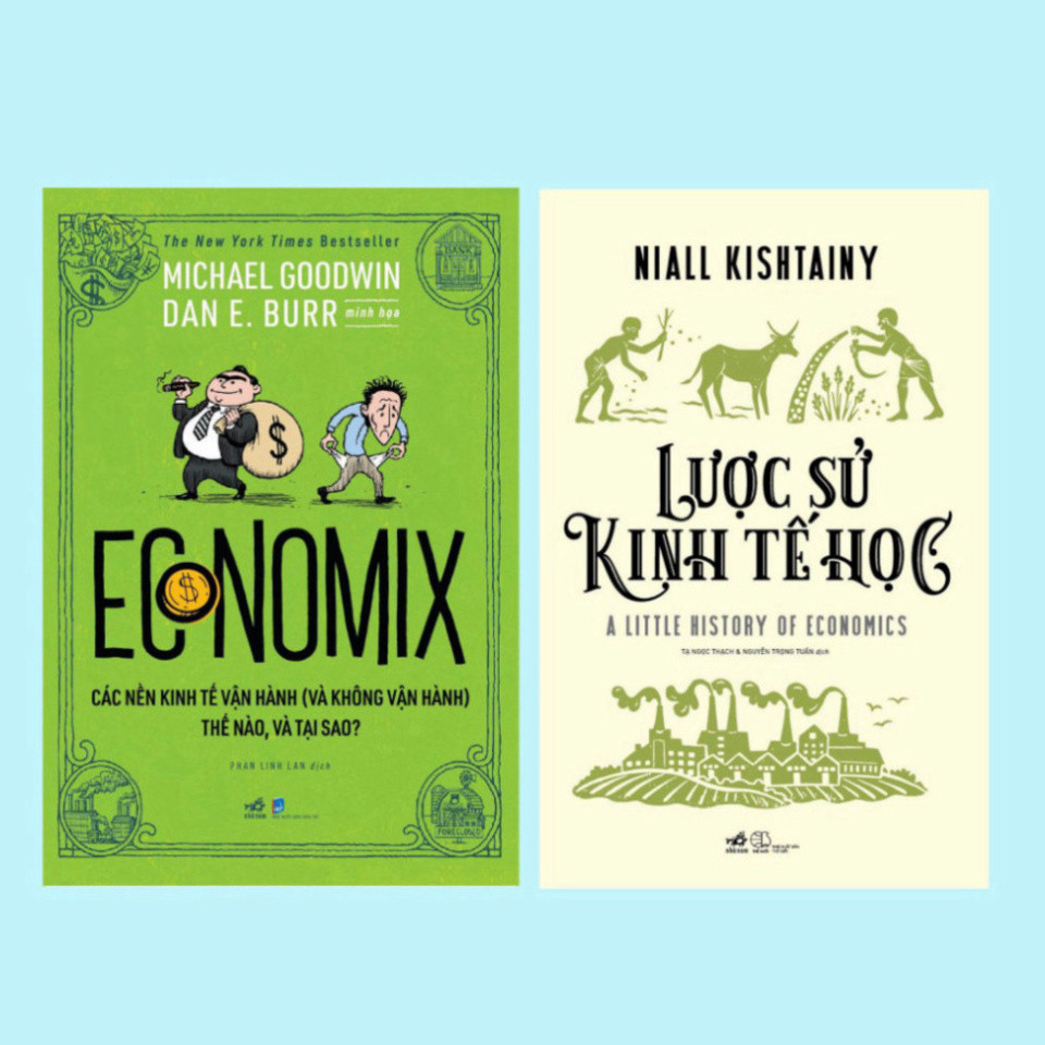 Sách - Combo Economix - Lược sử kinh tế học (Michael Goodwin - Niall Kishtainy) (Nhã Nam)  - SNN