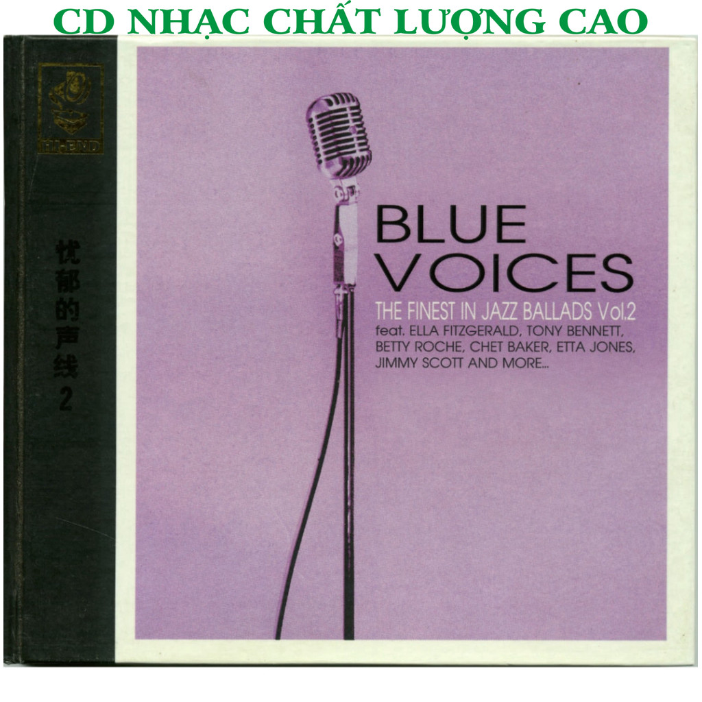 ĐĨA CD 2026. AUDIOPHILE - BLUE VOICES - THE FINEST IN JAZZ BALLADS VOL2 chất lượng cao cdnhacsaigon