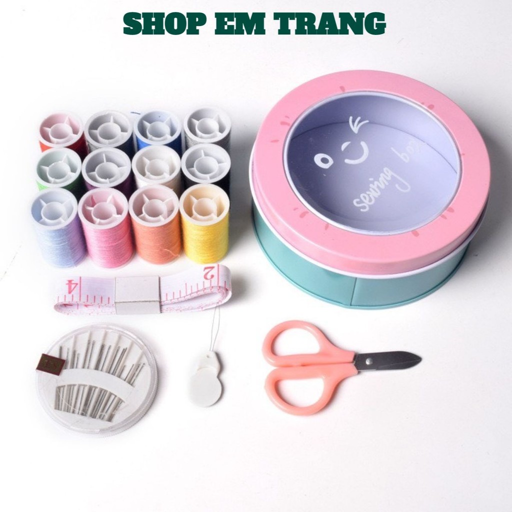 Hộp Kim Chỉ Đa Năng, Hộp Kim Chỉ May Vá, Hộp Kim Chỉ 3 Tầng Tiện Dụng, Nhỏ Gọn, Bộ Kim Chỉ May Vá
