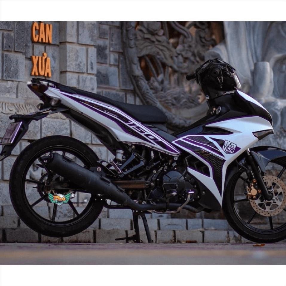 Tem Rời Ex 150 Y15ZR Trắng Đen