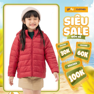 [SALE 70%] Áo khoác phao nam YODY có mũ 3S PLUS siêu nhẹ siêu ấm siêu gọn trượt nước PHM5017