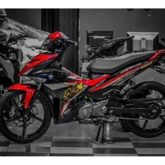 Tem rời MX King đỏ đen Exciter 150