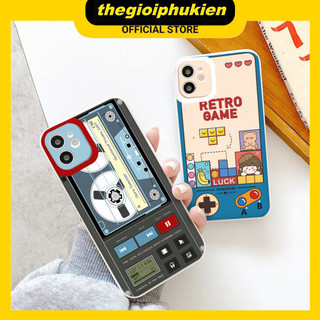 Ốp iphone - Ốp lưng iphone cạnh vuông viền camera Roro vintage dành cho ip 6 đến 16promax - ng009