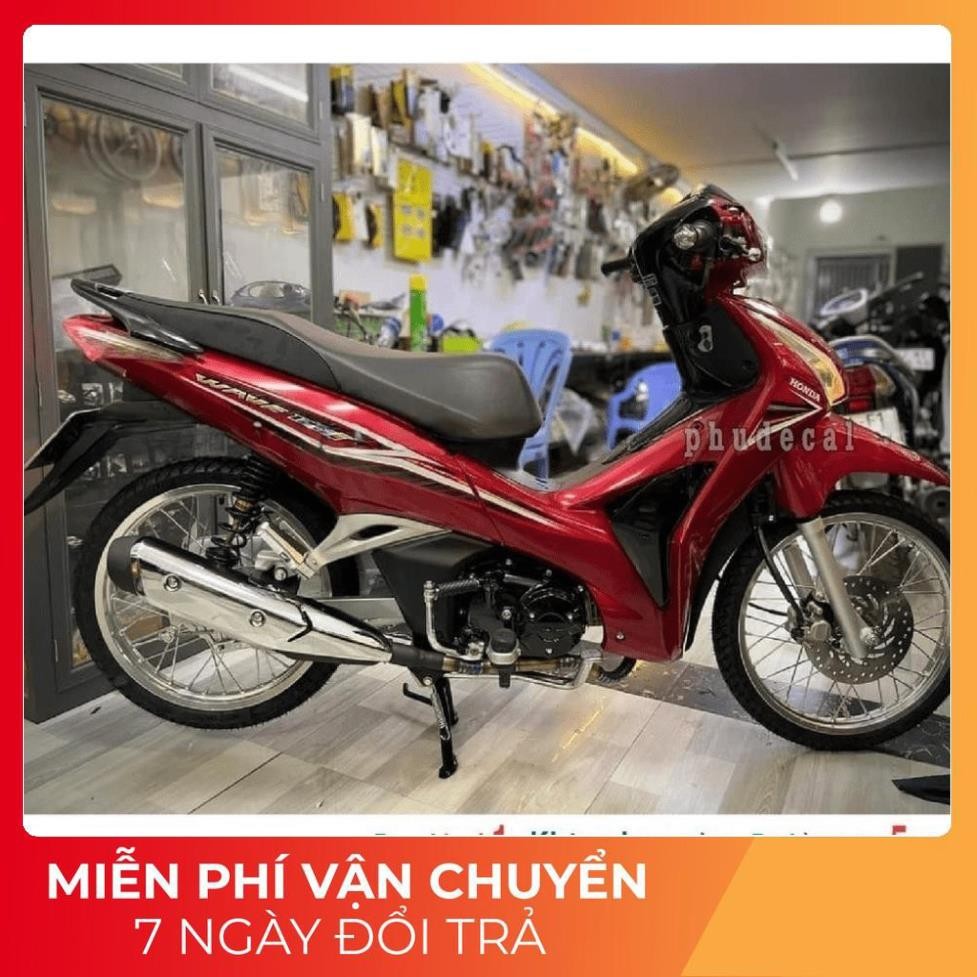 Tem rời xe Wave 125i đỏ