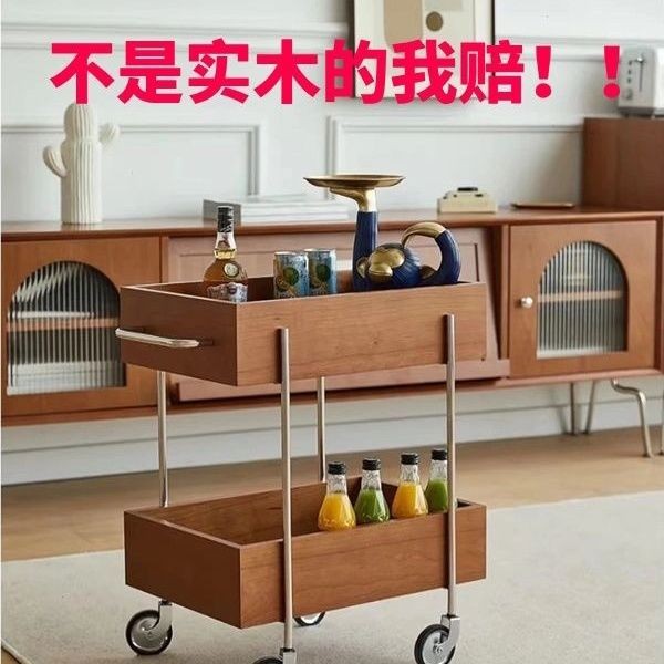 Tủ Đựng Đồ SOFA PHÒNG KHÁCH Bằng Gỗ Rắn Tủ Đựng Đồ Ăn Vặt Nhiều Tầng Gia Dụng Giá Đỡ Đầu Giường Có T