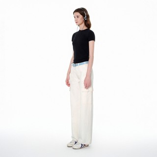DOTTIE - Áo thun căn bản - Đen - T0853