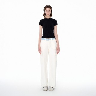 DOTTIE - Áo thun căn bản - Đen - T0853