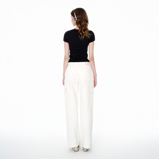 DOTTIE - Áo thun căn bản - Đen - T0853