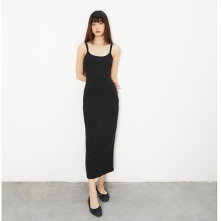 DOTTIE - Đầm thun midi hai dây - D0471