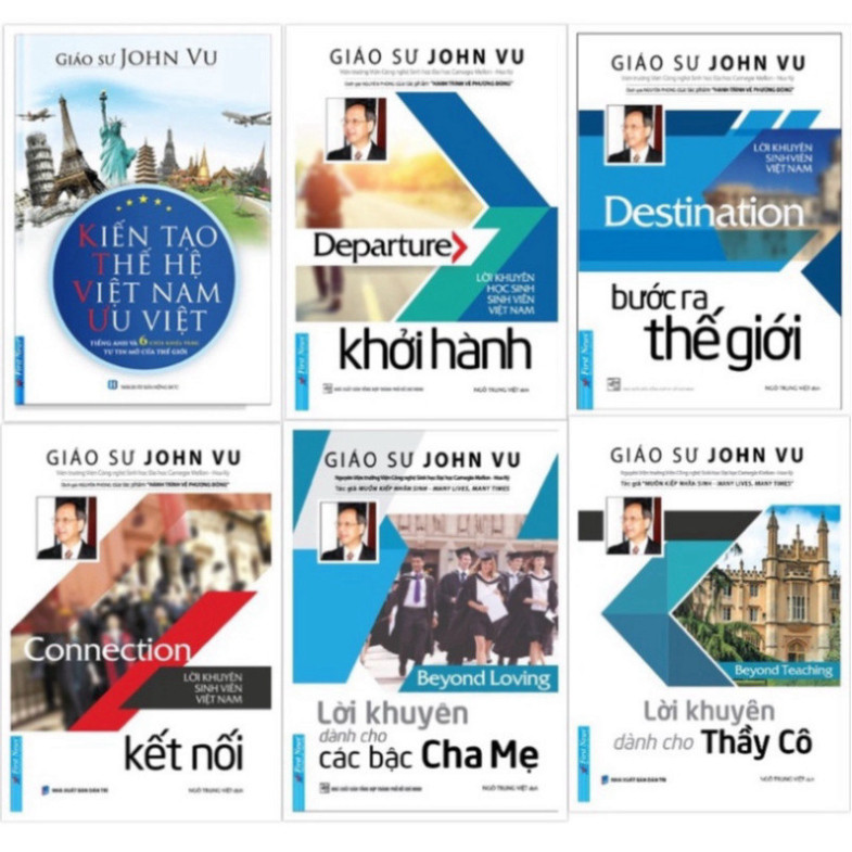 Sách - Combo 6 cuốn Giáo Sư John Vũ - First News - SFN