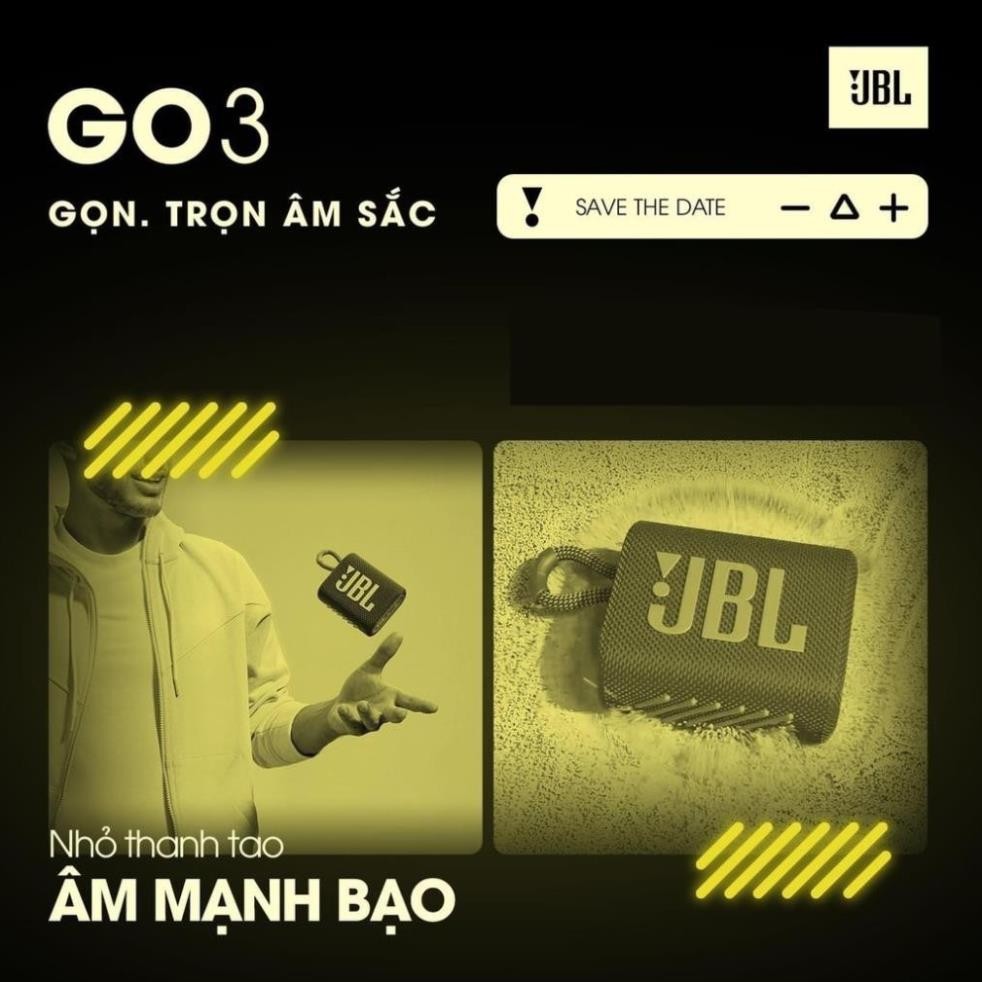 Loa Bluetooth JBL GO 3 - Hàng Chính Hãng Bluetooth 5.1 Thời gian chơi nhạc lên tới 5 giờ BIG SMART HOME | BigBuy360 - bigbuy360.vn