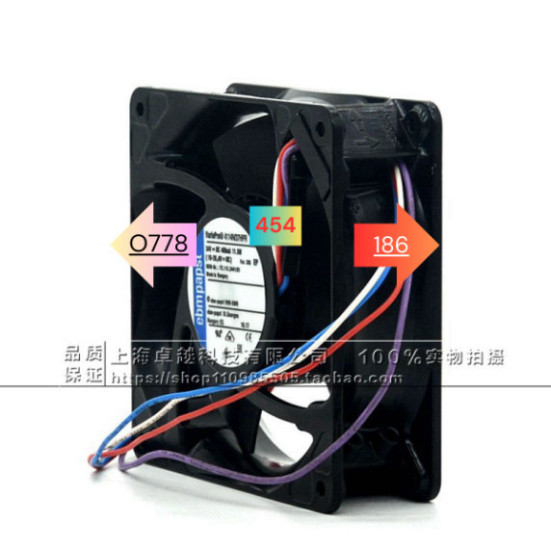 4114n/37Hhpr 4114n/17hvr 24V Ebm Bốn Dây Heidelberg Thiết Bị Quạt ebm