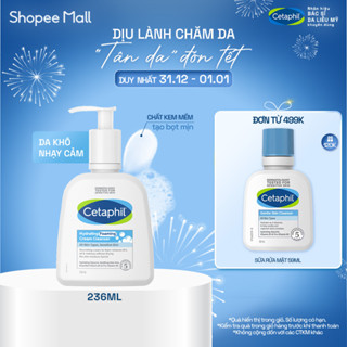 Sữa Rửa Mặt Tạo Bọt Dịu Lành Cho Da Nhạy Cảm Cetaphil Hydrating Foaming Cream Cleanser 236ml