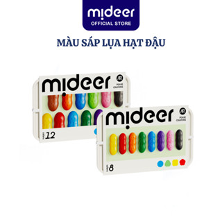 Màu sáp Lụa hạt Đậu Pease Crayons Mideer, Bút Sáp Màu Hữu Cơ An Toàn cho bé