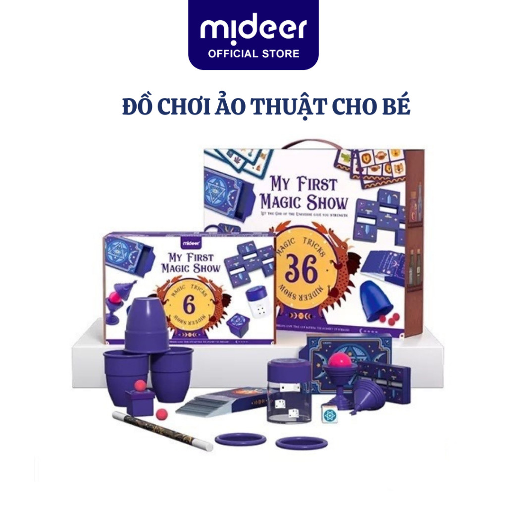 Đồ Chơi Ảo Thuật Mideer My First Magic Show Bộ Magic Trick Biểu Diễn Cho Bé 6 Tuổi+