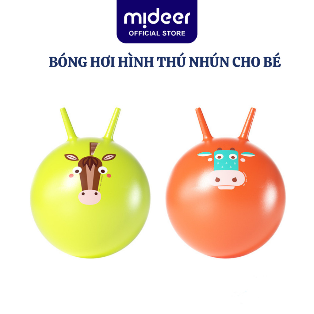 Bóng hơi hình thú nhún cho bé Mideer Sensory Training Bounce Ball