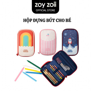 Hộp đựng bút cho bé Zoyzoii chính hãng bằng vải nhiều ngăn mã B20