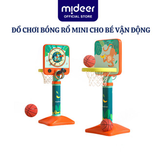Đồ chơi cột bóng rổ mini cho bé vận động, trụ bóng rổ đa năng Mideer Versatile Basketball Hoop