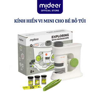 Kính hiển vi mini cho bé bỏ túi Mideer Exploring With Microscope, đồ chơi khoa học cho bé