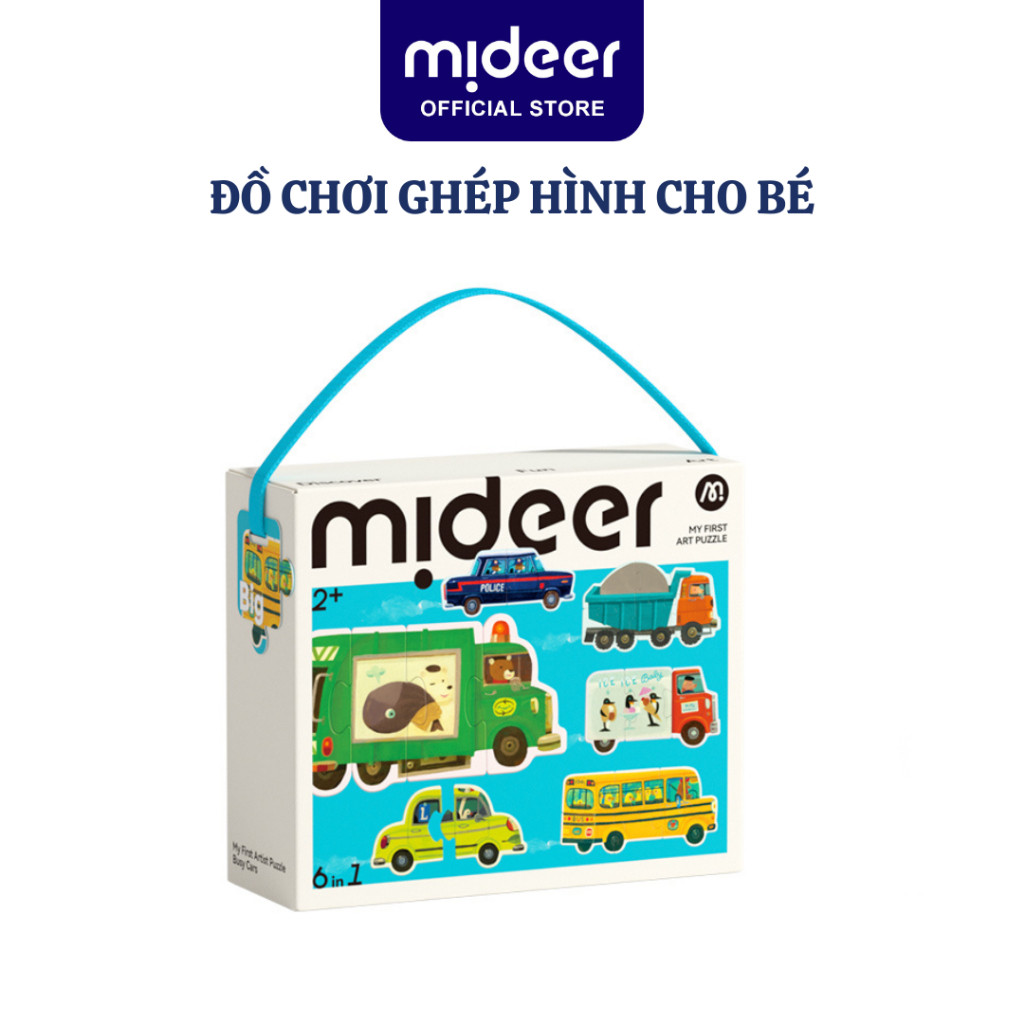 Đồ Chơi Ghép Hình Mideer My First Puzzle Puzzle Tư Duy Montessori Cho Bé 3 Tuổi+