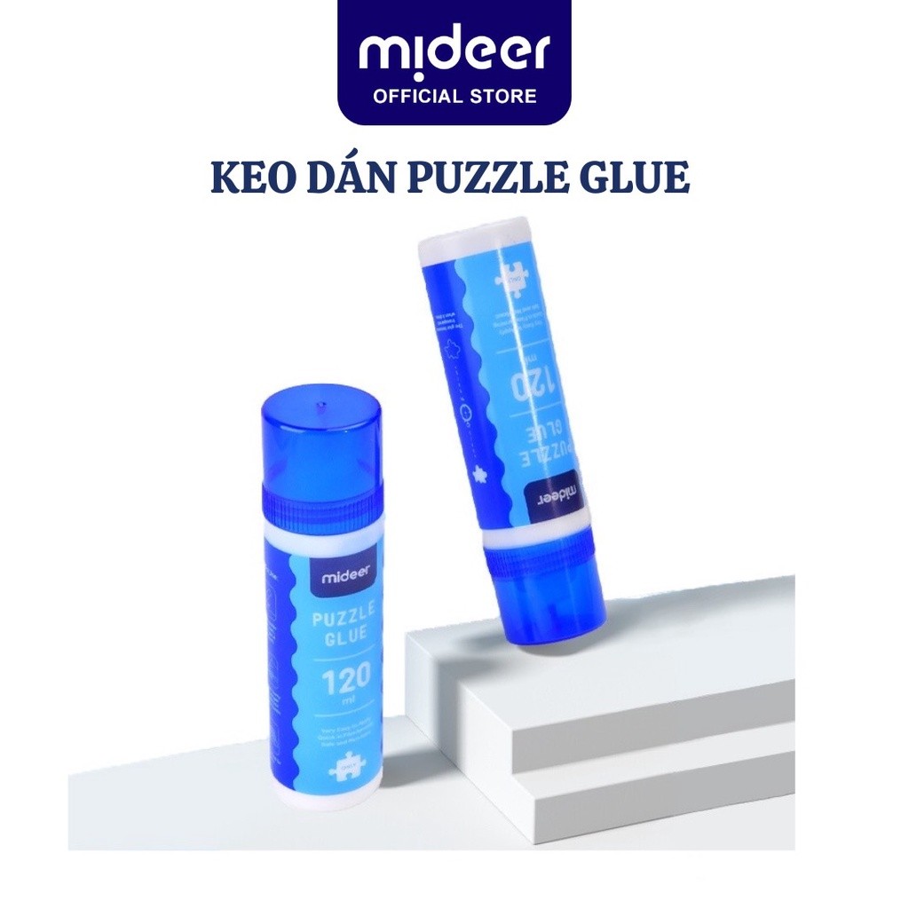 Keo Dán Xếp Hình Mideer Puzzle Glue Hồ Dán Puzzle Trong Suốt An Toàn Cho Bé 120ml