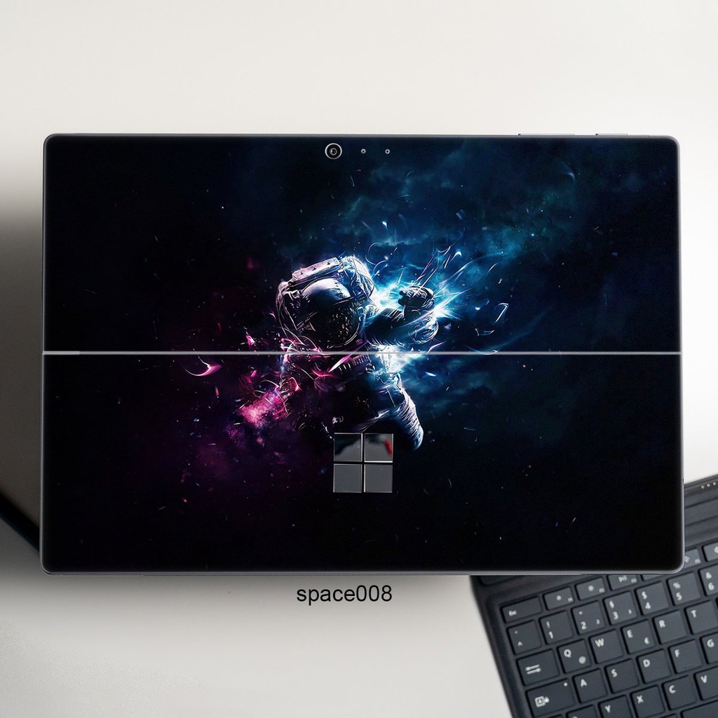 Skin dán hình không gian x02 cho Surface 3 10.8; Go, Go 2, Go 3; Pro 2 3 4 5 6 7 8 9 X