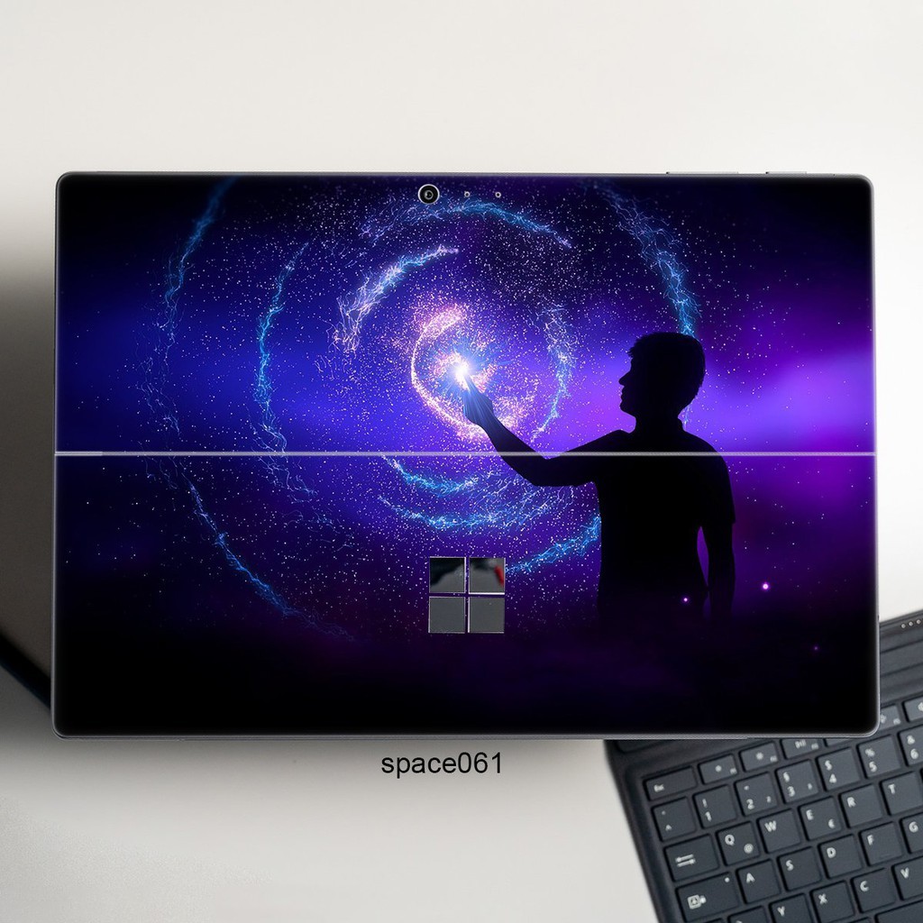 Skin dán hình không gian x11 cho Surface 3 10.8; Go, Go 2, Go 3; Pro 2 3 4 5 6 7 8 9 X