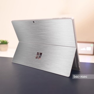  Skin dán Chrome bạc xước cho Surface 3 10.8 Go Go2 Pro 1 2 Pro 3 Pro 4 5 6 Pro 7   7 Plus Pro 8 Pro 9 Pro X 