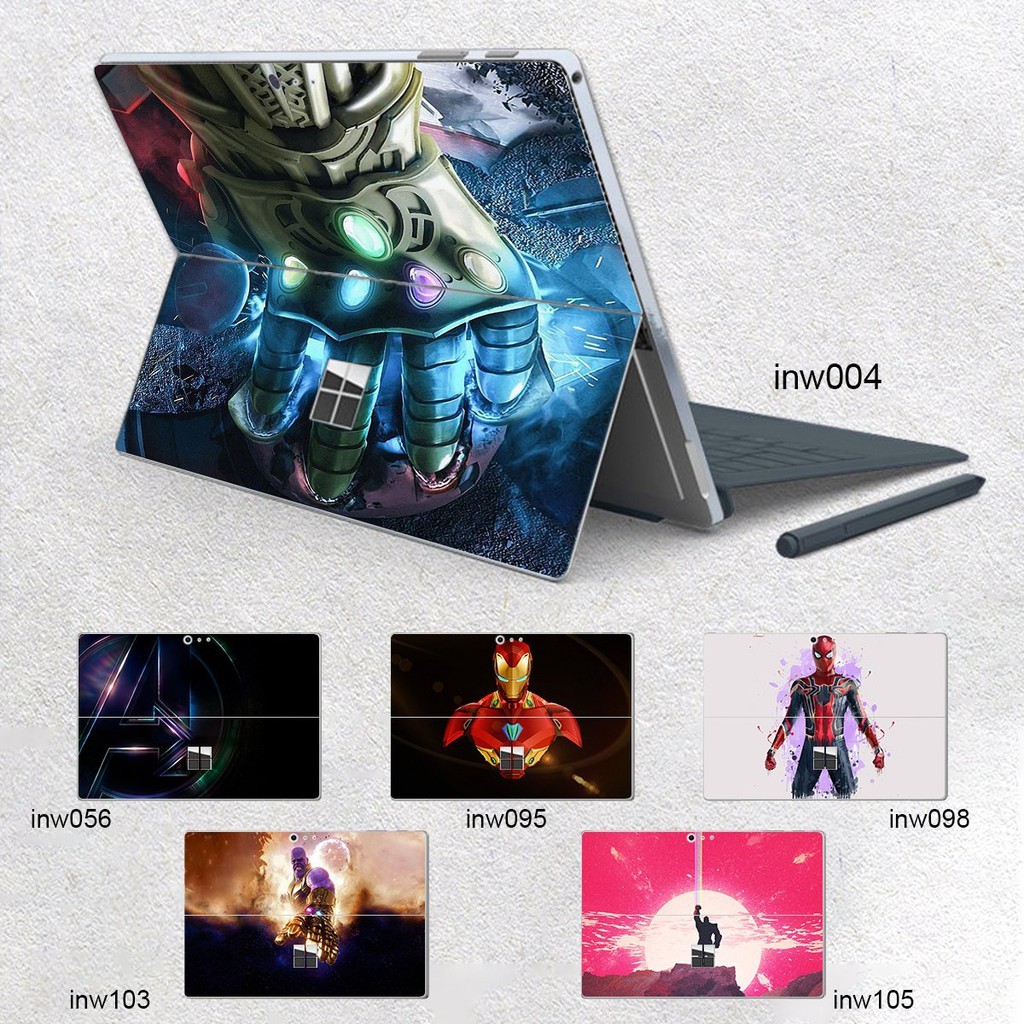 Skin dán hình Inifinity War cho Surface 3 10.8; Go, Go 2, Go 3; Pro 2 3 4 5 6 7 8 9 X