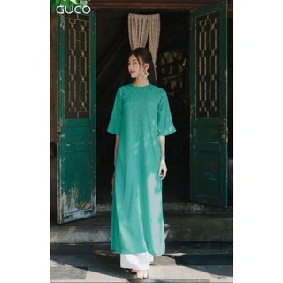 Áo Dài Thụy Vũ - Xanh AD01X