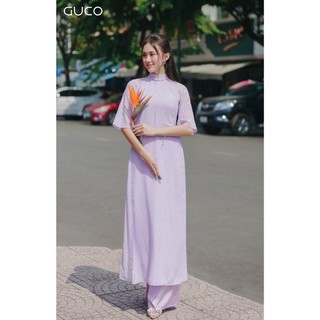 Áo Dài Diệu Giao - Tím AD04TIM