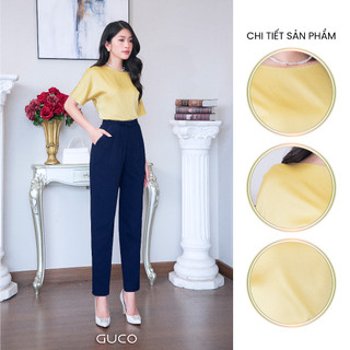 Áo kiểu cổ tròn - Vàng A325 - Guco