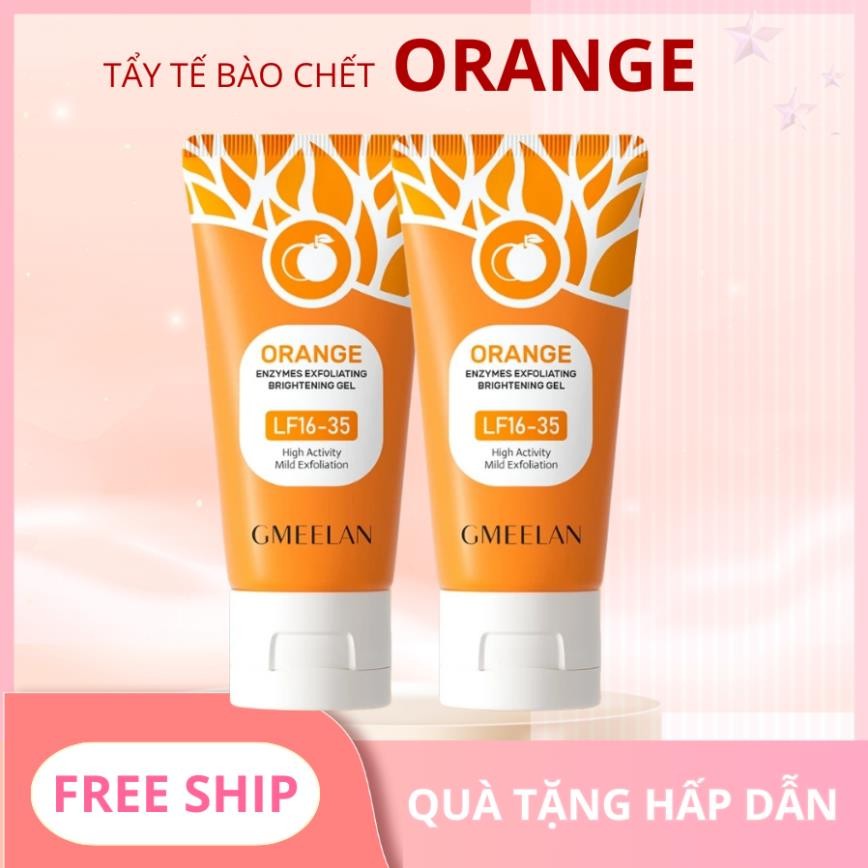  GMEELAN GEL TẨY TẾ BÀO CHẾT TÁC ĐỘNG CAM ENZYMES 50g Da Mặt Skincare Gel Orange 