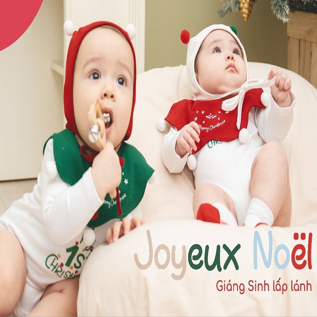 BuBaby (0-18M) Set quà giáng sinh cho bé  - Kèm hộp quà tặng BU Baby - Noel cho bé yêu